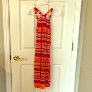 Super cute girl multi colored long dress!!!